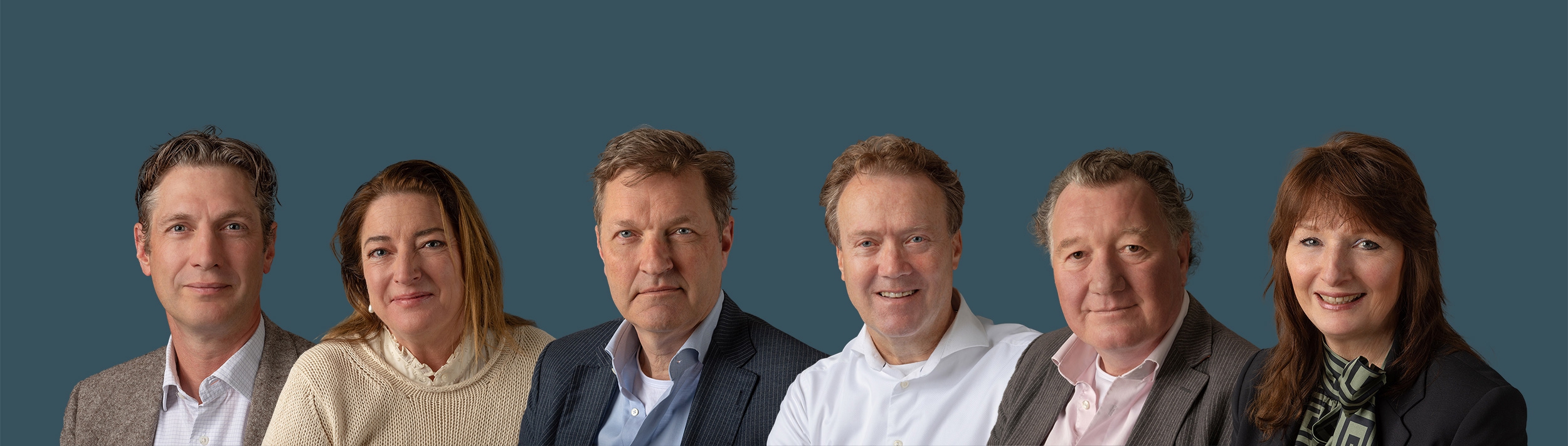 Groepsfoto van het Osprey team